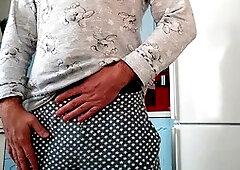 Big dick gay, parent, cum in panties
