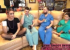 Channy Crossfire Embarrassed Having To Strip Naked For Naturalization Examination By Dr Canada!