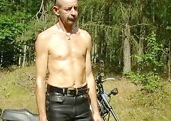 LEATHER & MOTORCYCLE