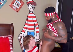 Beautiful Light-haired Bum chum Gets Plumbed By A Black Santa Claus - Spikey Dee