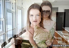 Madison & Ava Marina in Puffy Nippled Princess - Teenfidelity