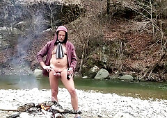 nudist uncovers himself insanely