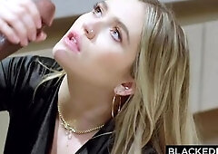 BLACKEDRAW Stacked Golden-haired Angie Takes Each Inch Of His BBC