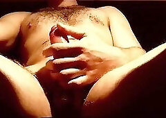 Greek boy testing his new webcam while watching some porn