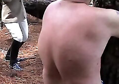 Extreme whipping in the forrest by krystall