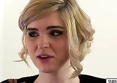 TS Ella Hollywood in 3some with a couple