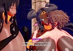 Twisted world with massive titty cows featuring Kumaben1