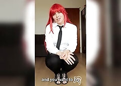 Listen to me, look me in the eyes, obey, and pursue my orders. Makima from Chainsaw Dude gives u jerk off instructions, and u more excellent listen to