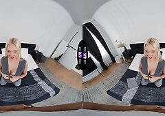 Horny Blonde rides his schlong after fixing her laptop - tmwvrnet