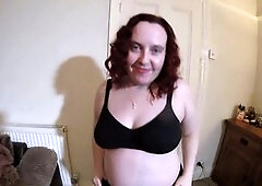 Big girl boobs, big tits strip, mom stripping