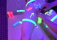 Tight bondage and intense use for a submissive and horny FTM trans person