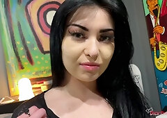 Aliza Haze - Creepy Amateur Casting Couch Vid Starring