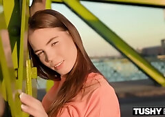 Lovenia Lux In College Student 18+ Takes A Mega-cock In The Ass!