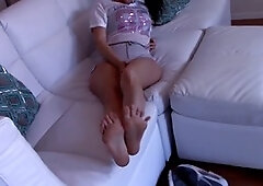 Foot fetish, mom