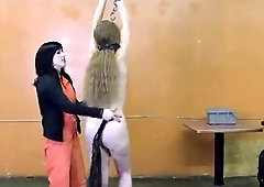 Amateur babe with a lovely ass indulges in a kinky threesome