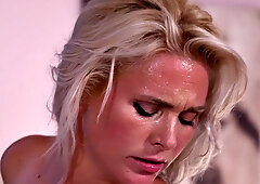 raunchy milf lesbians scissoring before face sitting