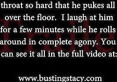 A Date With My Knee Trailer, BallbustingStacy Tinder Date, Painful Knee to His Weak Balls