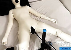 Natallien gets enormous drilled by F-machine / OnlyFans