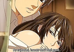 Tayu two - Slutty anime student gives a oral sex out behind the campus