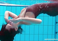 Graceful Nata - busty scene - Underwater Show