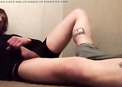Teasing My Girldick; Wearing Boxer-Briefs And Leggings