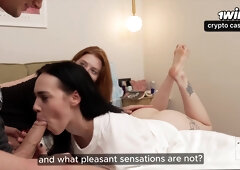 A Lively Threesome. The Night Wwas Hot, But The Morning Was No Worse. 4k Hd Tim Team