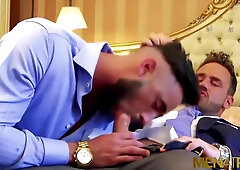 MENATPLAY Suited Folks Logan Moore And Massimo Piano Buttfuck Pulverize