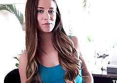 Hard-working biz girl gets round to pulverizing