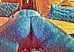 Sucking weenie, doggy, rider, jizz flow. Toon