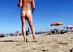 tranny in nude beach with anal jewel rosebud