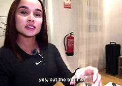 LARGE BOOTY LATIN MODEL screws a tourist in MADRID! - Abella Olsen