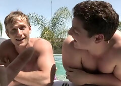 Sean Cody - Blake among Clark Campbell bareback swallow