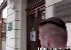 CzechHunter.com: Dick sucking in public amongst young student