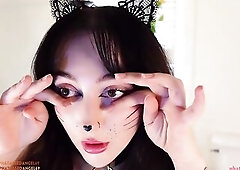 POV step-bro embarrasses me in my excited kitty dress