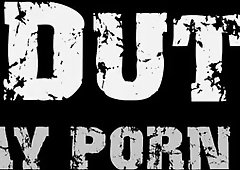 3 lean soldiers have a super hot bootie humping three-way