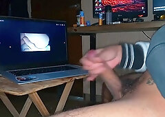 I JACK OFF WHILE EYEING MY HOMIE