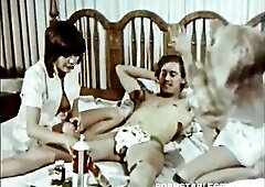 Boogie Down With John Holmes John Holmes in a vintage trio oral job enjoyment Sandi Carey and Sandy Dempsey