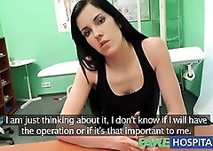 Doctors talented digits make girl squirt uncontrollably during sexy