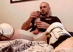 Wank In Hockey Shinpads Soccer Cleats And Hockey Gloves