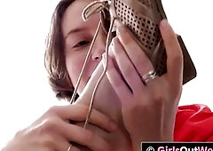 Unshaved amateur sweetheart gets licked by her curvy girlfriend