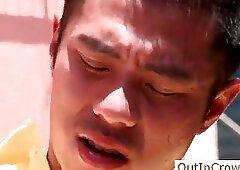 Dude getting his gay anus fucked in public