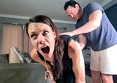 Big-Assed Tattooed MILF Spanked Hard