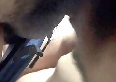 Deepthroat Job New After Taking a Bathtub. He gargles Enormous and Juicy Manmeat!