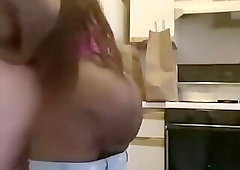 THICC & HUNG Ebony Tranny Kat Fucks Bottom 3