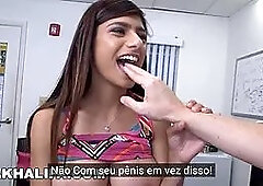 Mia Khalifa - tentando buttfuck: nunca vai acontecer! (com legendas em português)