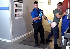 Big dick gay anal sex with cum in mouth