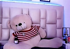 Imagine my large oiled booty bouncing on your pubis whilst I take your entire hard veiny dick