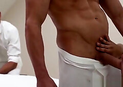 Taboo gay sex between an older gentleman and Mormon twink