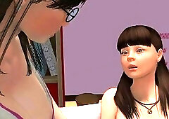 Tranny with massive cock gets her pole strokes on hard