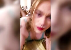 POV: Your Slutty Trans Girlfriend Sends U A Movie scene Message Whilst Your Away On A Travel